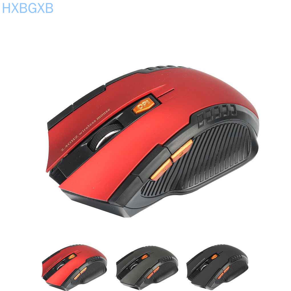 HXBG - 2.4GHz USB Wireless Mouse Gaming Optical Mice Computer Mouse 800-1200-1600DPI for Desktop Laptop PC Pro Gamer