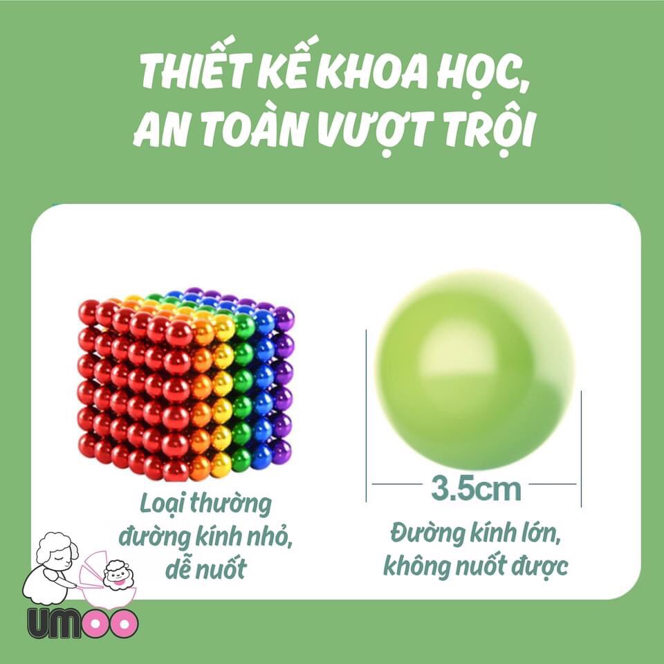 Đồ chơi thông minh xếp hình nam châm CAYABE 42 chi tiết cho bé sáng tạo