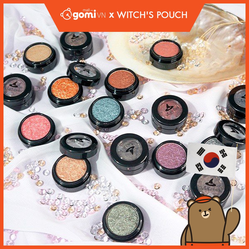 Nhũ Mắt Lấp Lánh Witch's Pouch Selfie Fix Pigment Shadow GomiMall