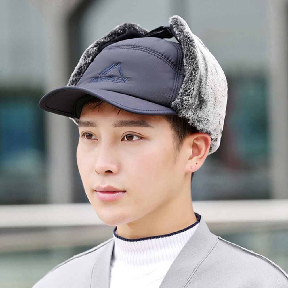 /YO/ Mũ Lưỡi Trai Có Mặt Nạ Bảo Vệ Toàn Diện Chống Gió Giữ Ấm Mùa Đông Cho Nam