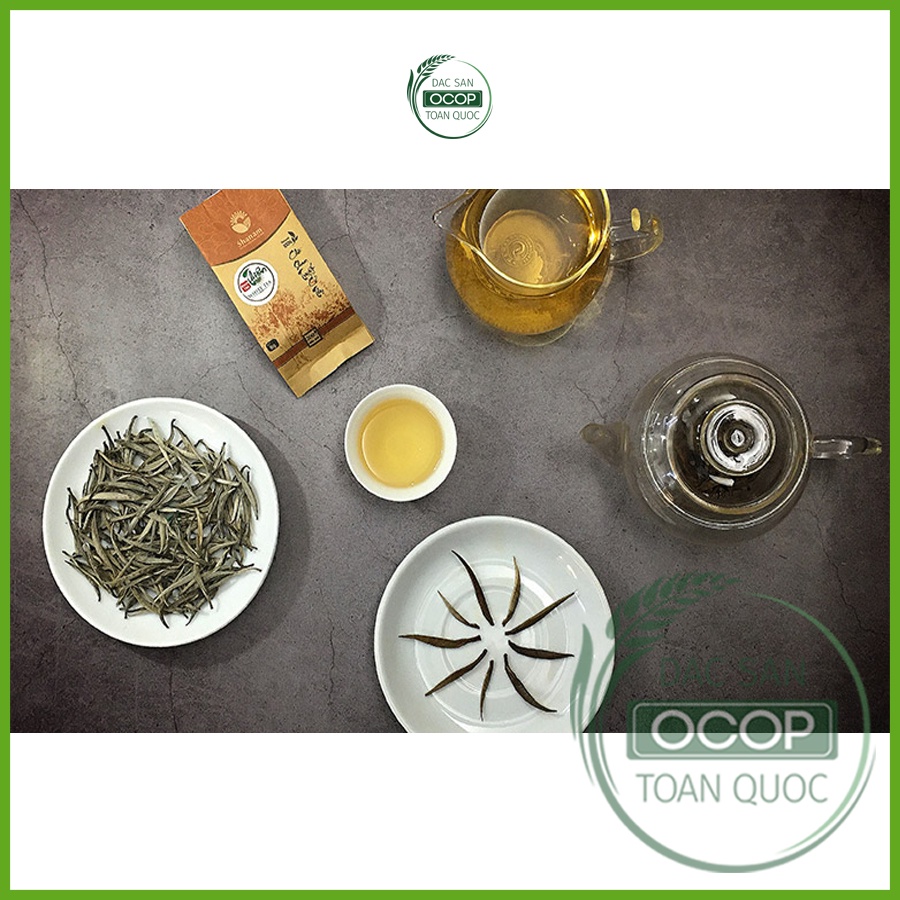 Bạch trà Thiên Shanam (Hộp 80g) | Trà Shan Tuyết Cổ Thụ 400 năm tuổi | Hương vị núi rừng Tây Bắc