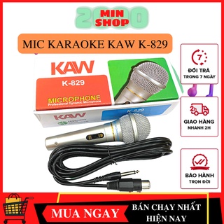 Mic hát karaoke có dây, Micro Karaoke XINGMA AK-319 có màng lọc âm cho âm thanh tuyệt đỉnh - BH 1 ĐỔI 1