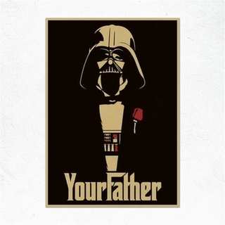Poster Phim Star Wars Darth Vader R2-D2