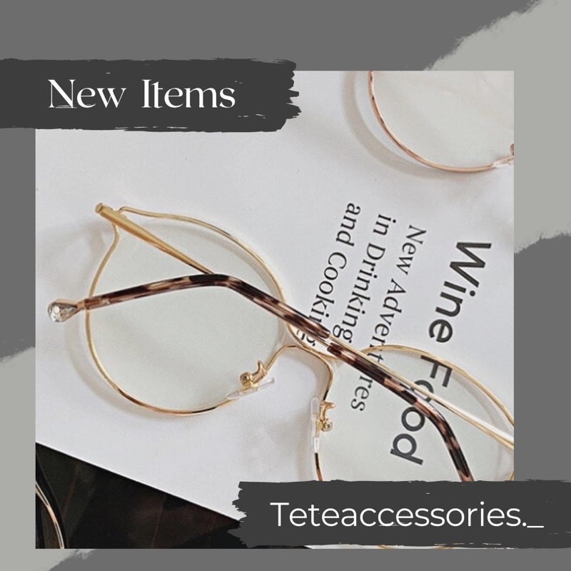 Kính măt mèo khung kim loại không gỉ thời trang trending cho nam và nữ