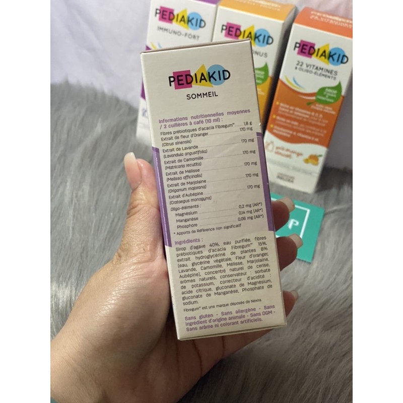 PEDIAKID Ăn ngon/ ngủ ngon/ tăng đề kháng/ 22 vitamins