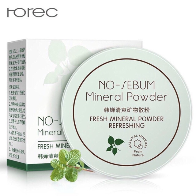 Phấn Phủ Kiềm Dầu Dạng Bột No Senum Mineral Powder Rorec Hàng Nội Địa Trung