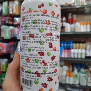 DUNG DỊCH UỐN TÓC TRÁI CÂY CAO CẤP 500ml