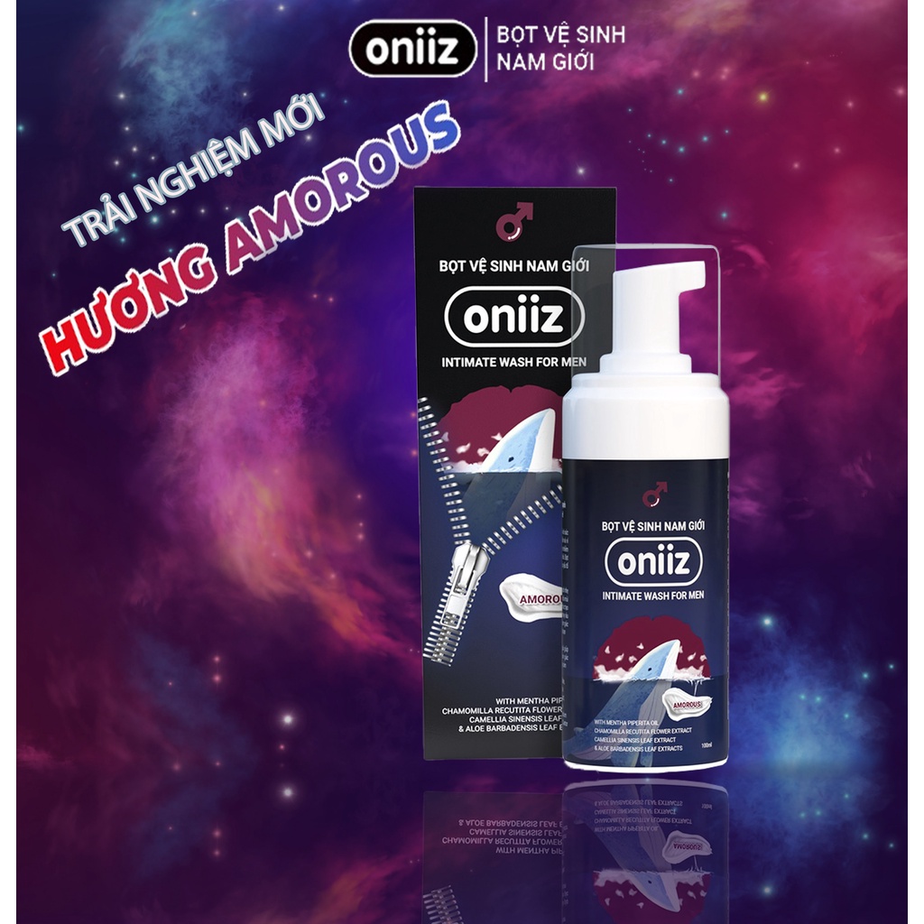 Bọt vệ sinh nam giới Oniiz dung dịch vệ sinh nam tạo bọt Amorous