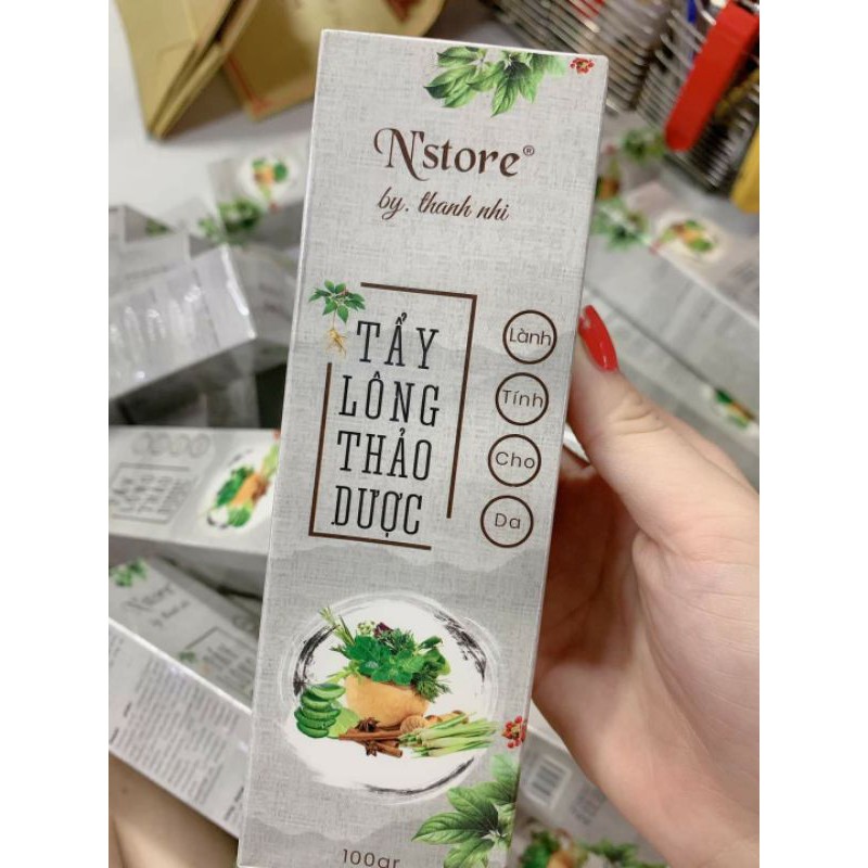 Kem tẩy lông thảo dược N store by thanh nhi CHÍNH HÃNG ,dùng cho da nhạy cảm | BigBuy360 - bigbuy360.vn