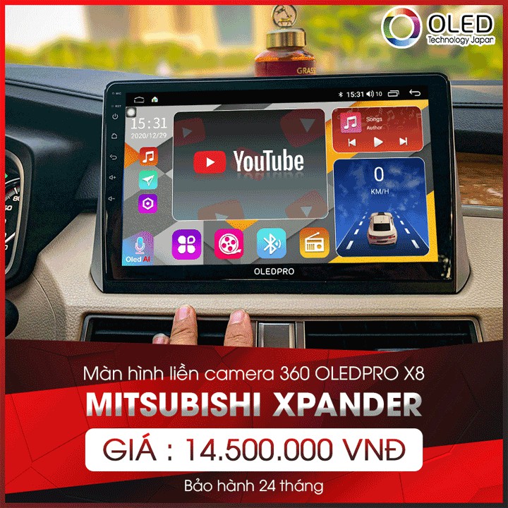 OledPro X8 cho xe Mitsubishi - Siêu phẩm mới ra mắt hứa hẹn sẽ gây bão trong thời gian sắp tới