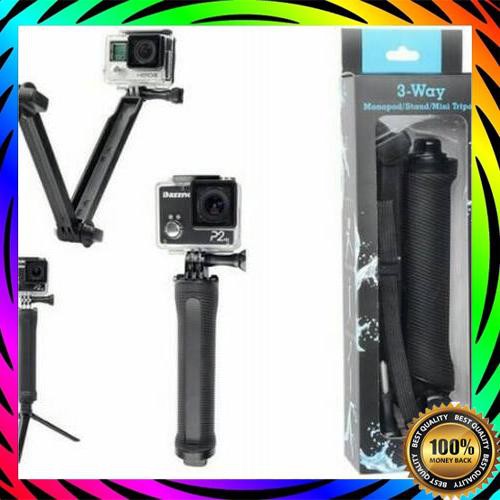 Gậy 3 Chân Kẹp Máy Ảnh Xiaomi Yi Gopro Sjcam Brica Action | BigBuy360 - bigbuy360.vn