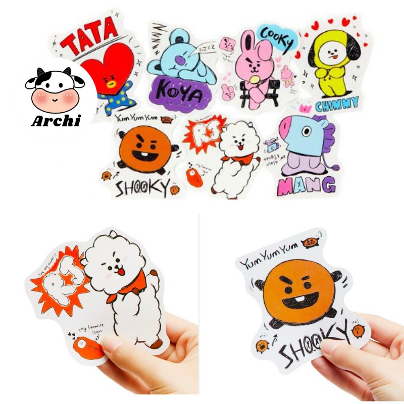 Sticker linh vật BTS - Sticker lẻ