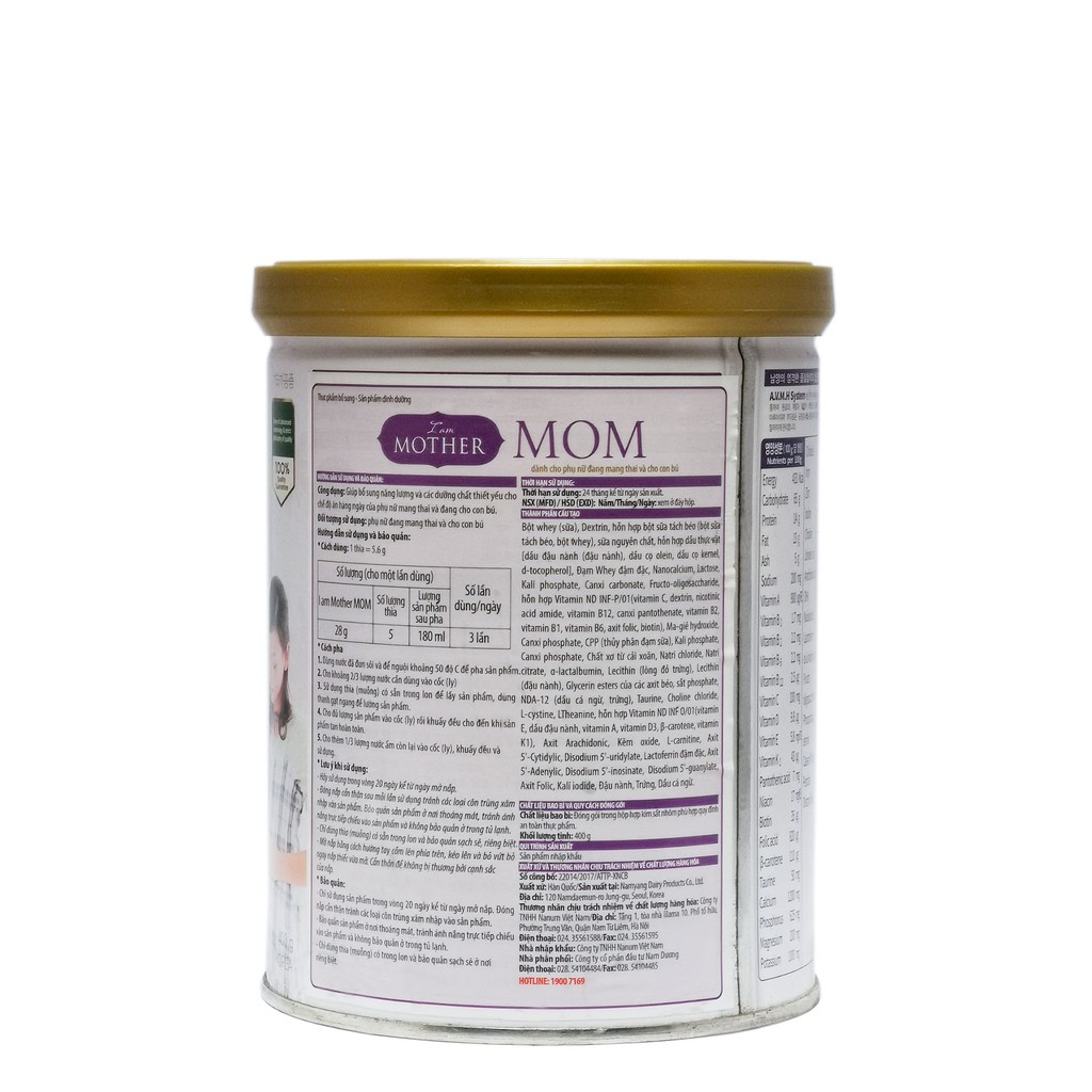 SỮA BỘT I AM MOTHER MOM 400G