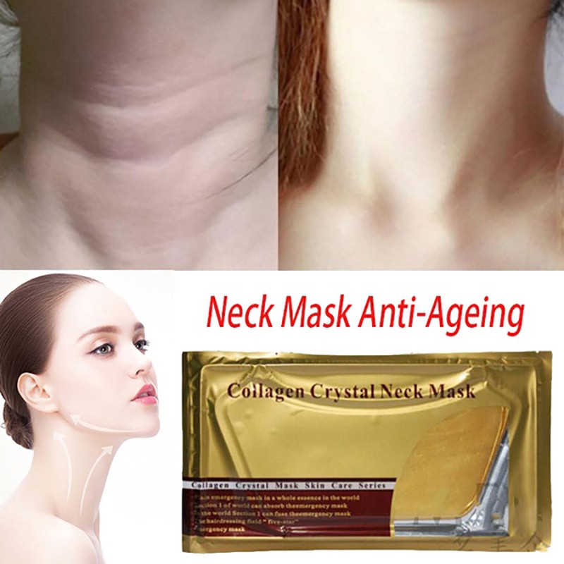Mặt nạ cổ Collagen Crystal Neck Mask giúp giảm nếp nhăn, dưỡng da tự nhiên -CN027