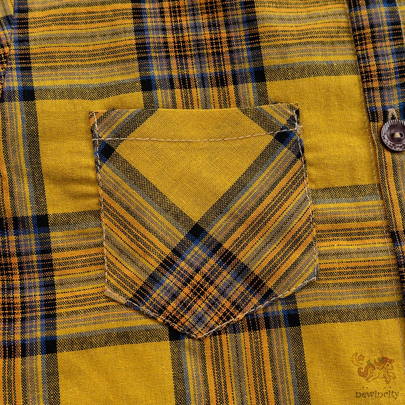 Set Áo Ca Rô + Quần Short Thời Trang Cho Bé Trai