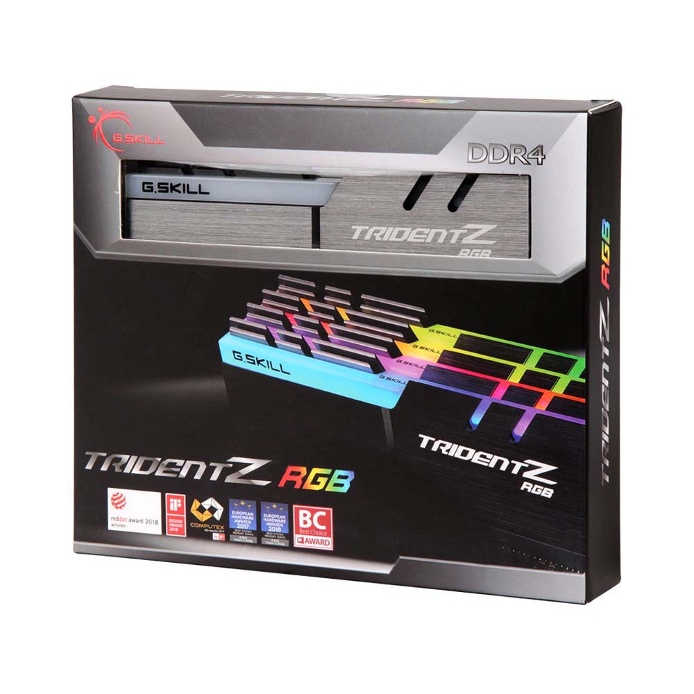 Ram PC G.SKILL Trident Z RGB 32GB 3200MHz DDR4 (16GBx2) F4-3200C16D-32GTZR | BigBuy360 - bigbuy360.vn