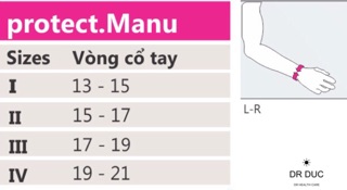 NẸP CỔ TAY PROTECT. MANU MEDI