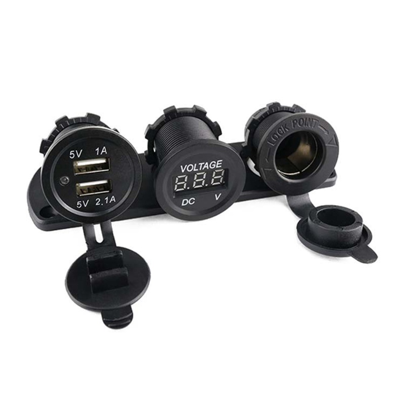 Tẩu Sạc Xe Hơi / Xe Tải Cổng USB Kép Chất Lượng Cao