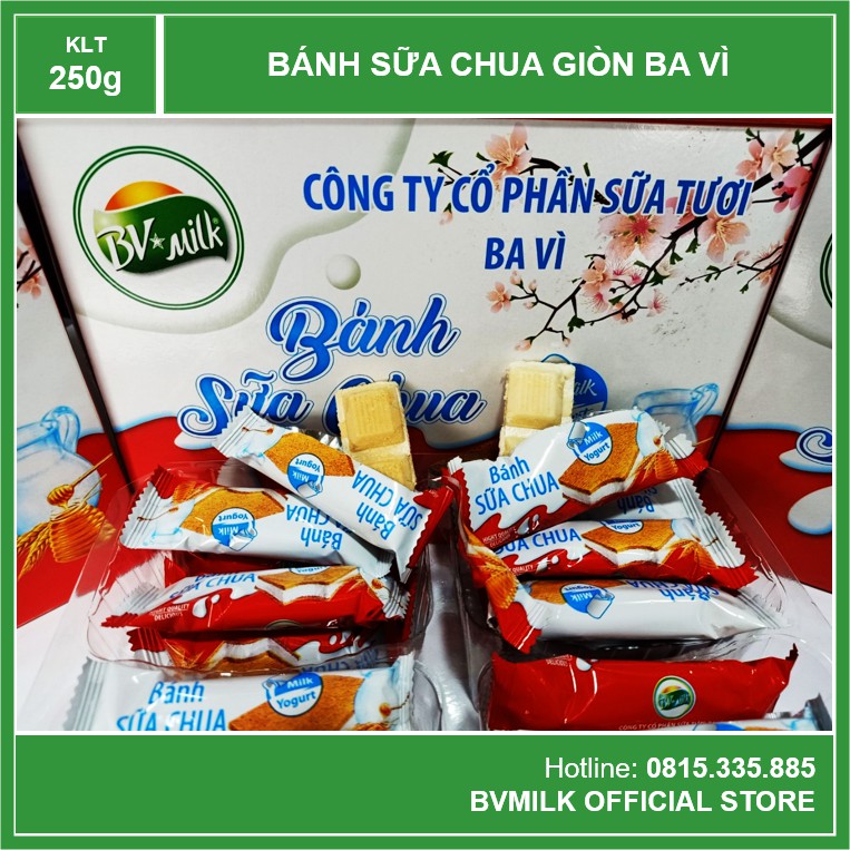 Bánh Sữa Chua Giòn Ba Vì 250g - BVMILK