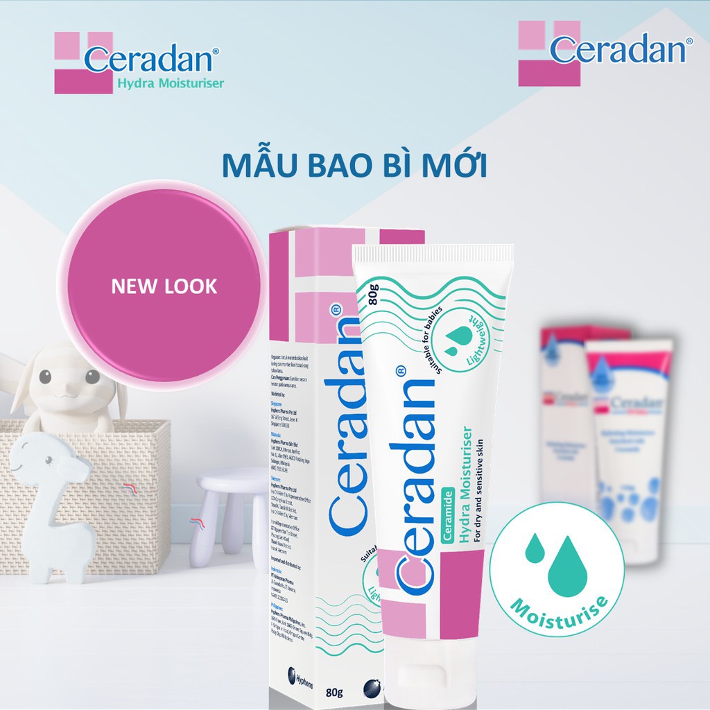 Kem dưỡng ẩm Ceradan Hydra