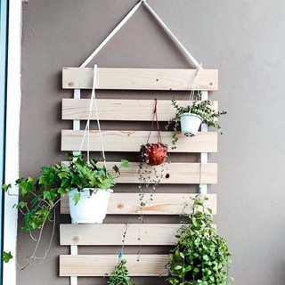 Bảng gỗ treo gắn tường treo cây h09