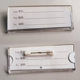 Bảng tên nhân viên mica thay tên