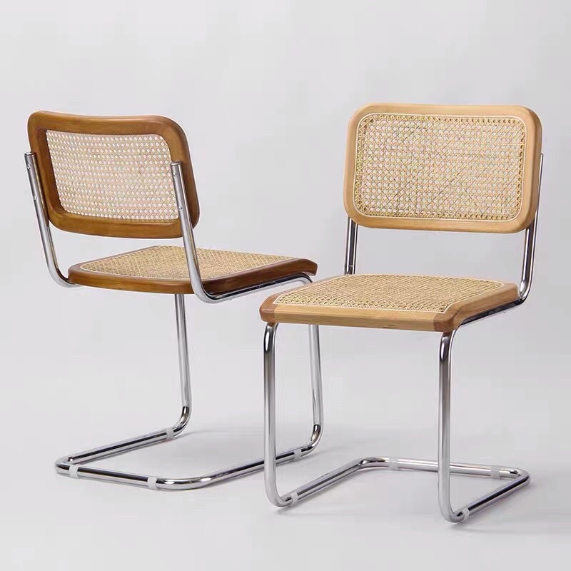 Ghế mây phối inox