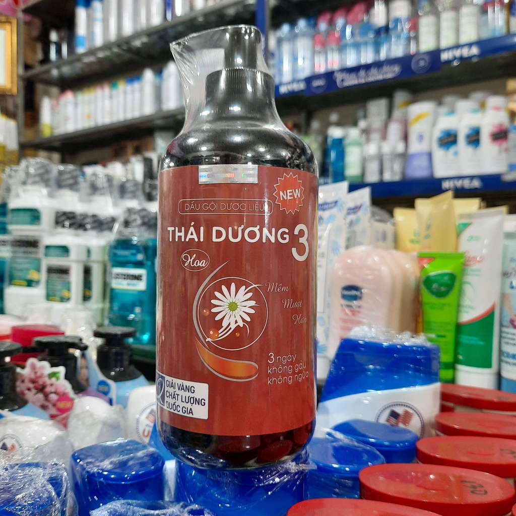 Dầu gội dược liệu Thái Dương 3 hương hoa 480ml