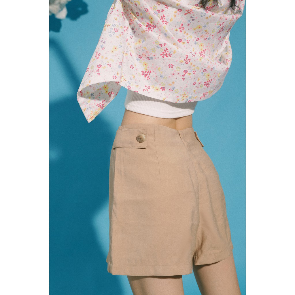 [Mã WABRHI5 giảm 15% đơn 599K] Chân váy chữ A thời trang GAGO plain mini skort màu nâu GO3298 | BigBuy360 - bigbuy360.vn