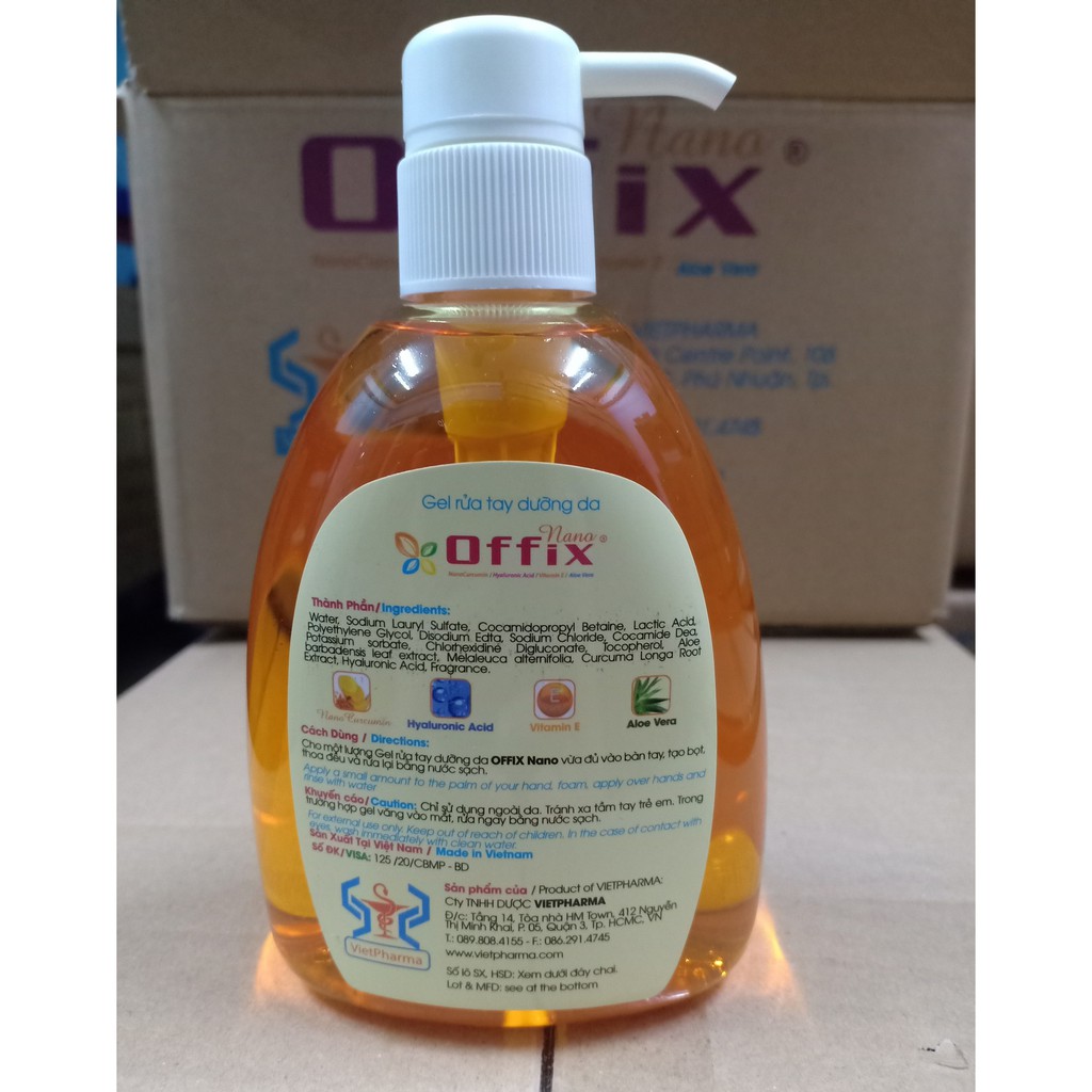 GEL RỬA TAY DƯỠNG DA OFFIX NANO ( CÓ NGHỆ NANO)