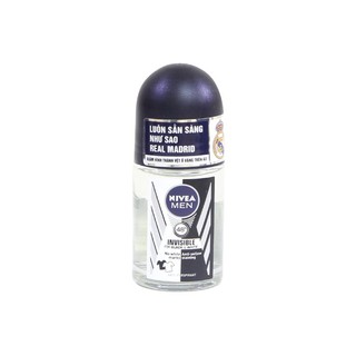 Lăn khử mùi Nivea Men Invisible For Black & White Giảm vết ố vàng chai 25ml