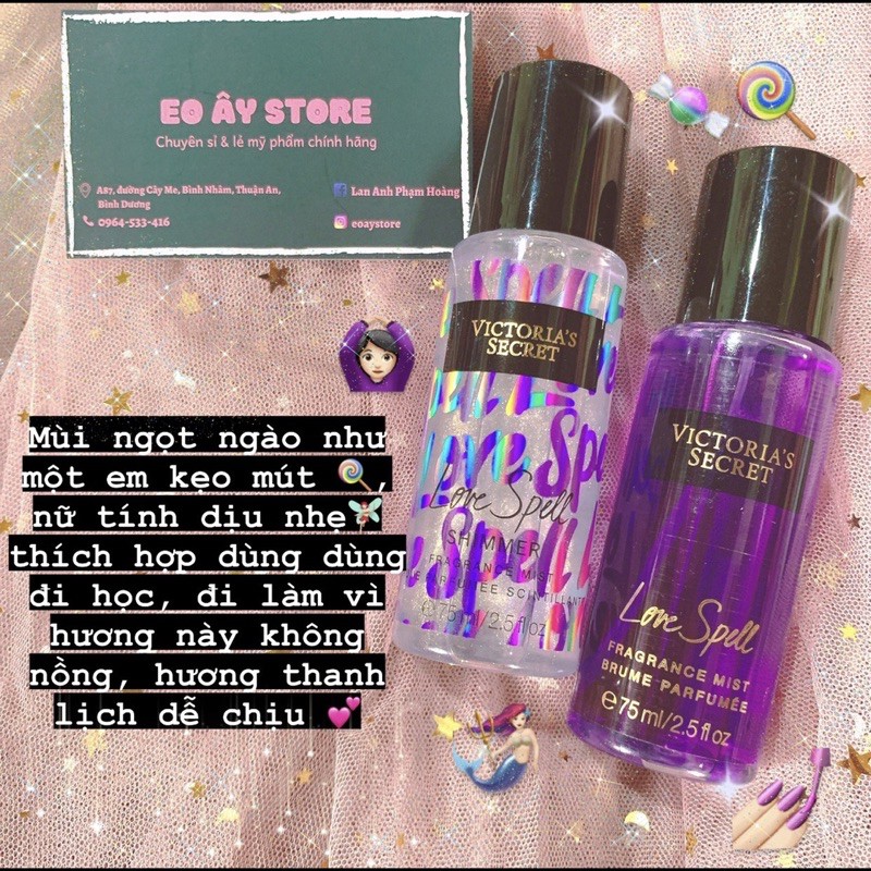 SET BODY MIST VICTORIA SECRER , XỊT THƠM BODY | BigBuy360 - bigbuy360.vn