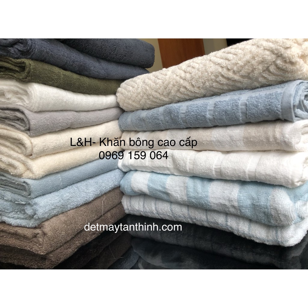 Khăn tắm body cotton muji xuất nhật cao cấp, KT 70x140cm