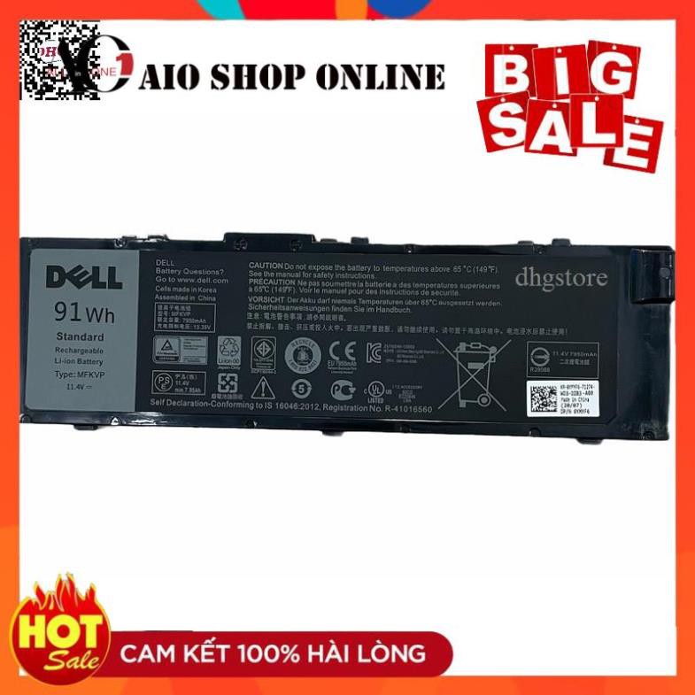 ⚡ Pin laptop Dell Precision 7510 7520 7710 M7510 MFKVP 91Wh (ZIN)