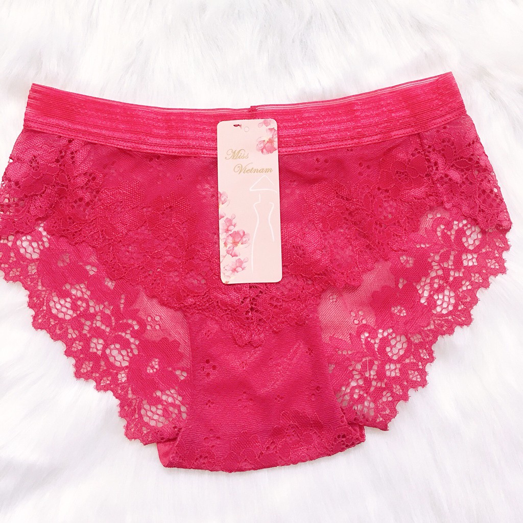 Quần Lót Ren Nữ Sexy Quần Chíp Nữ Đồ Lót Gợi Cảm Chất Liệu Ren Cao Cấp Minxu Shop (Mã 8517)