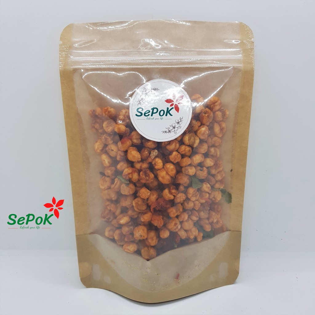 Bắp Sấy Giòn Lắc Khô Bò Lá Chanh 100g - SePok - Thơm Ngon, Giòn Tan, Đậm Vị