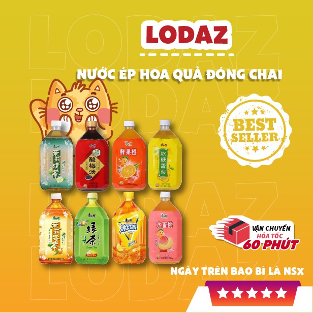 [Chai 1000ml] Nước ép hoa quả đóng chai,nước ép đóng chai nhiều vị siêu ngon Hà Nội.