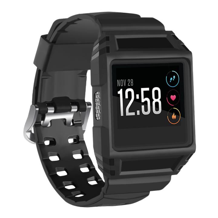 Đồng Hồ>Phụ kiện đồng hồ>Dây đồng hồĐồng hồ thông minh Fitbit ionic dây đeo tay dây đeo tay thể thao dây đeo đồng hồ silicone được tích hợp vỏ chống thấm nước và thoáng khí