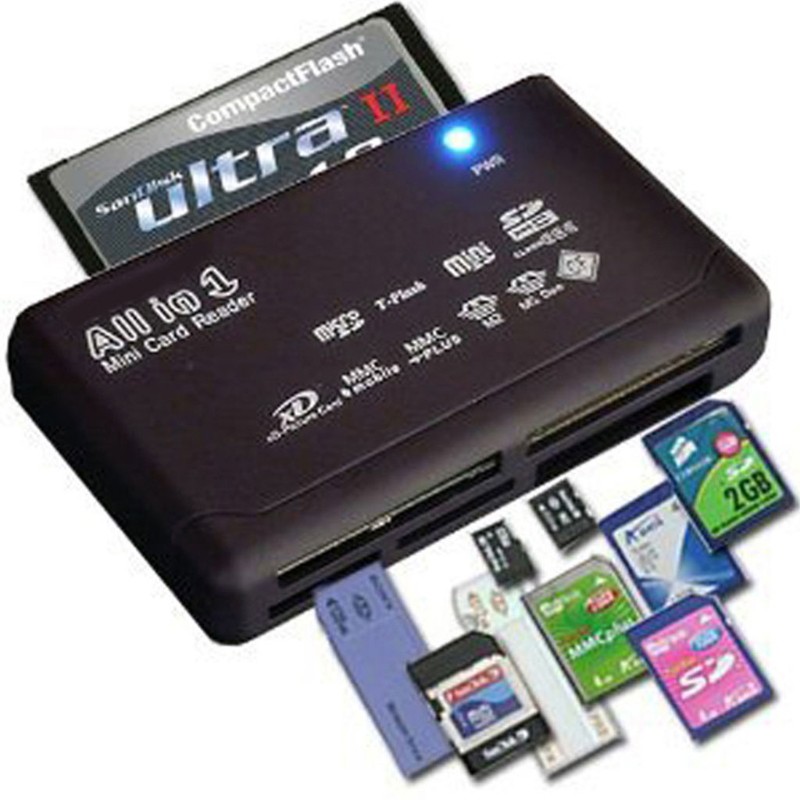 Đầu Đọc Thẻ Nhớ Chất Lượng Cao Dành Cho Usb External Mini Micro Sd Sdhc M2 Mmc Xd Cf