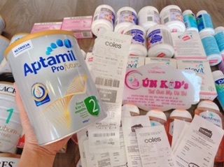 Aptamil úc đủ số. Hàng air bill tem chemist. Date mới