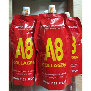 Hấp phục hồi collagen a8 tóc hư tổn 600ml bestmypham