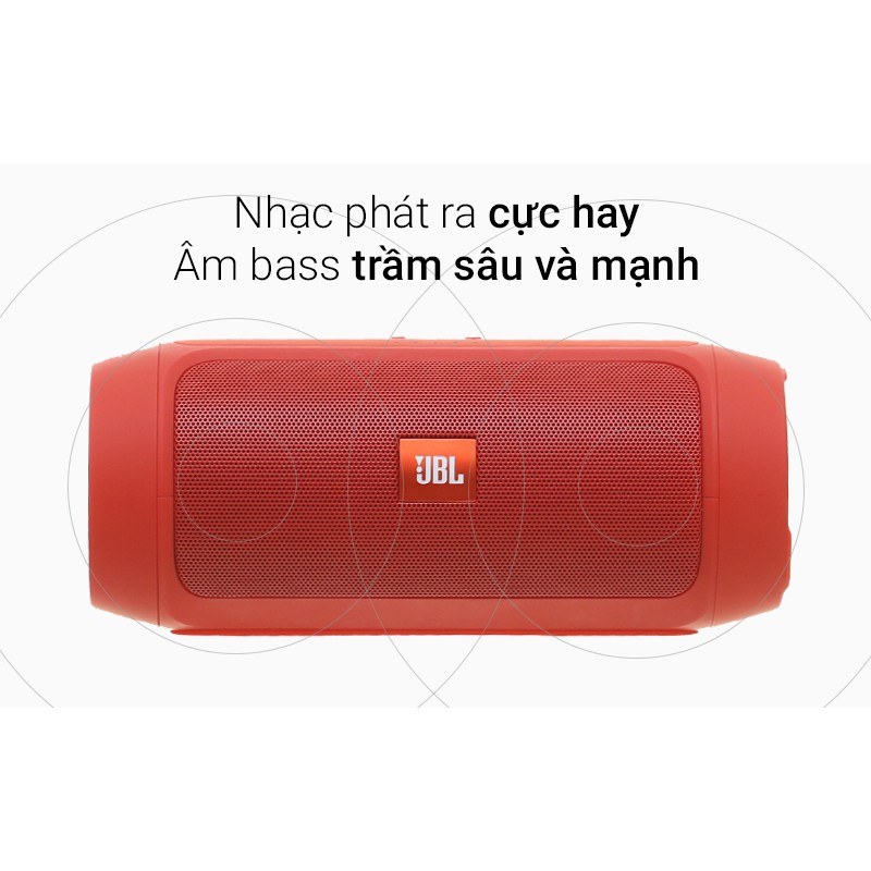 Loa bluetooth JBL charge 2+ kết nối được 3 thiết bị cùng lúc chống nước đỉnh cao