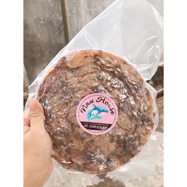 Khô mực sữa ép bánh tráng (500g)