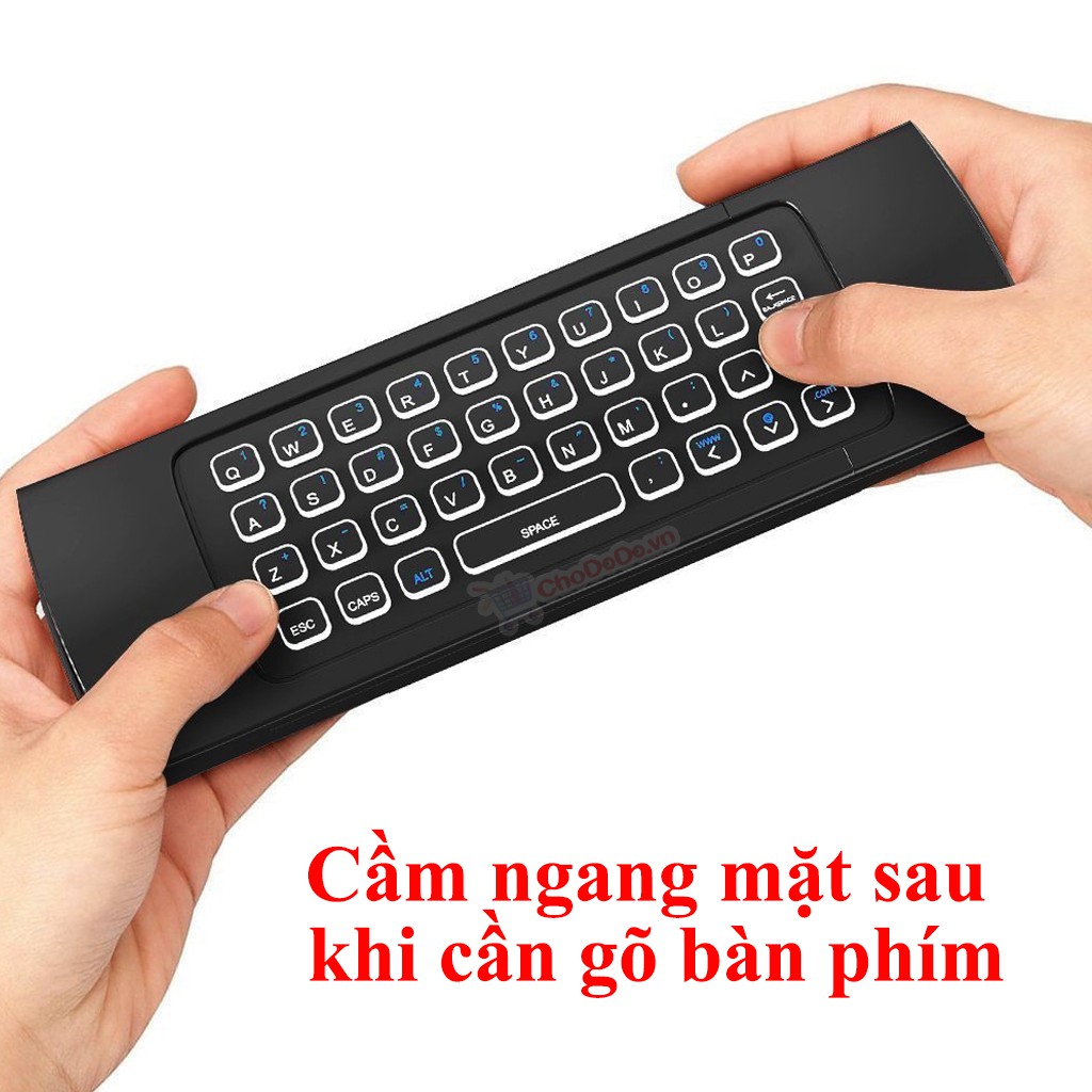 Chuột bay bàn phím KM900 Pro Voice tích hợp micro điều khiển tìm kiếm giọng nói trên Android Box