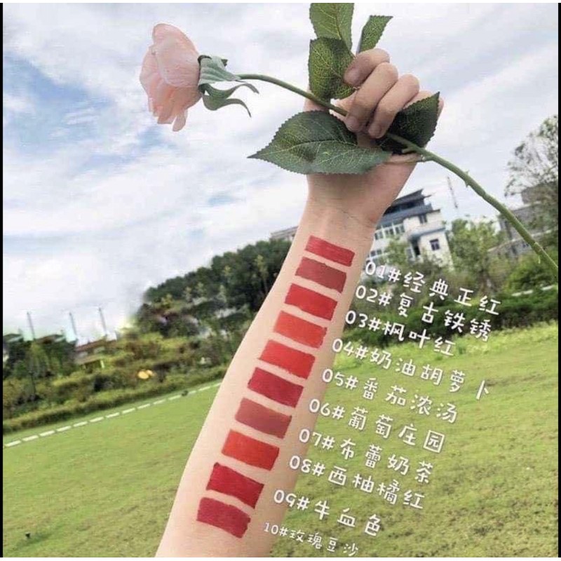 (CHÍNH HÃNG)  SET 10 cây son kem WETN LIP GLOSS | BigBuy360 - bigbuy360.vn