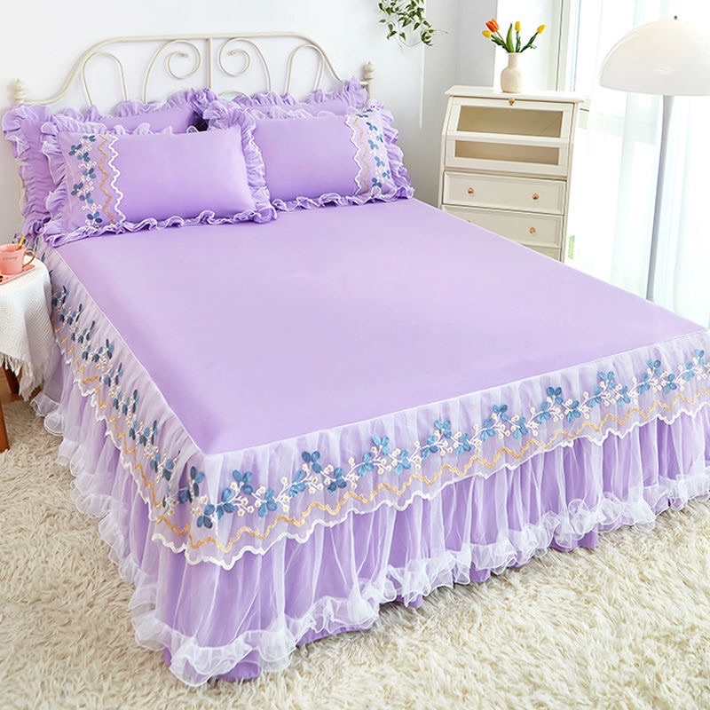 Ga giường công chúa phối ren thiết kế cao cấp