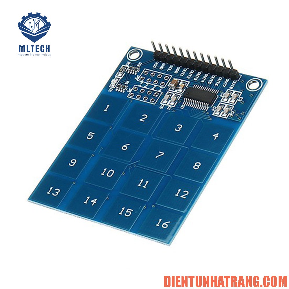 Module bàn phím cảm ứng điện dung 16 chạm