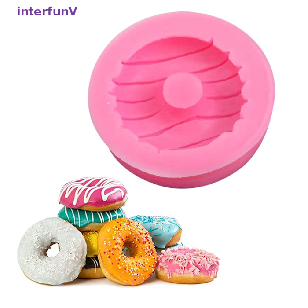 Khuôn Silicone Làm Bánh Donut / Sô Cô La / Kẹo Ngọt Tiện Dụng