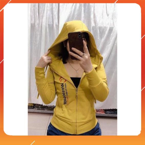 Áo Khoác Da Cá Chống Nắng Logo wes Thêu Thời Trang- Y Hình 💟