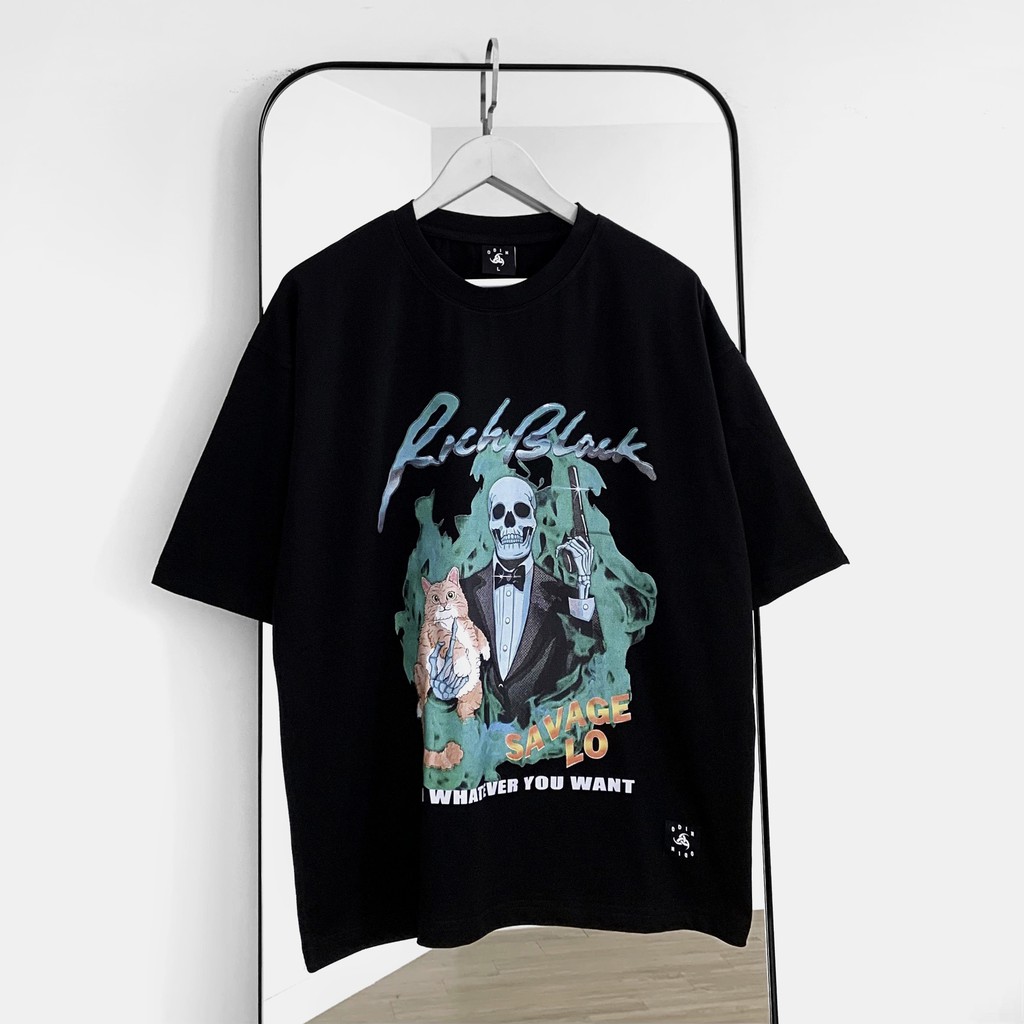 Áo thun oversize Green Flame , áo phông cotton nam nữ unisex, ODIN CLOTHING | BigBuy360 - bigbuy360.vn